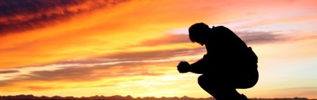 Kneeling in Prayer