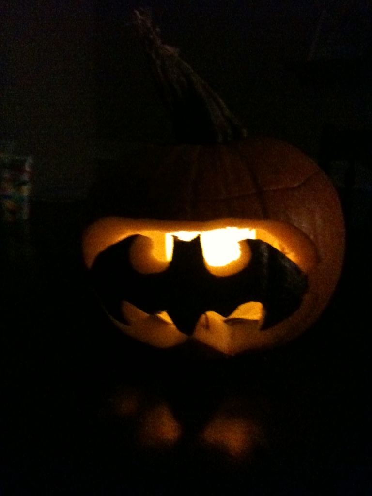 Bat Signal Pumpkin